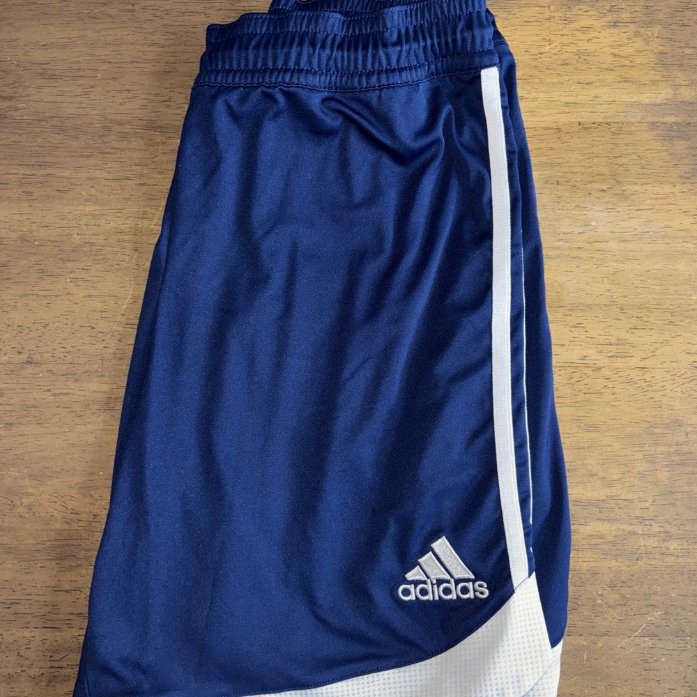 Adidas Navy Blue Soccer Shorts